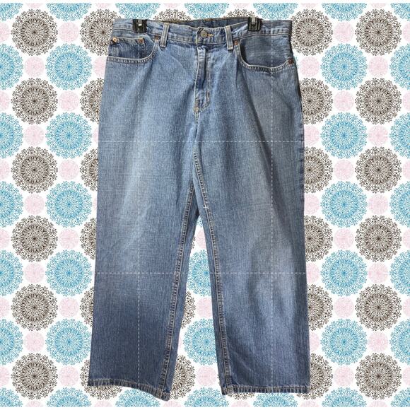 Gorpcore Polo Jeans Company Womens 10 Crop Cotton Mid Rise Vintage Boho Jeans - Picture 1 of 6